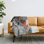Composition 733 Throw Blanket Gallery Image 1