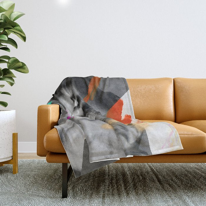 Composition 733 Throw Blanket Gallery Image 1