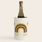 Sun and Moon Rainbow Midcentury style Wine Chiller Gallery Image 1