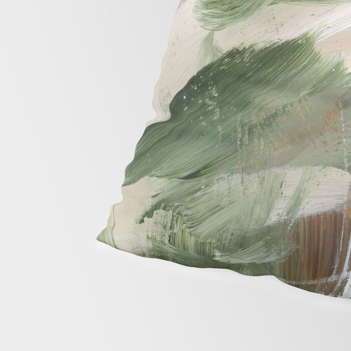 Sage green and beige vol.4.1 Pillow Sham Gallery Image 4