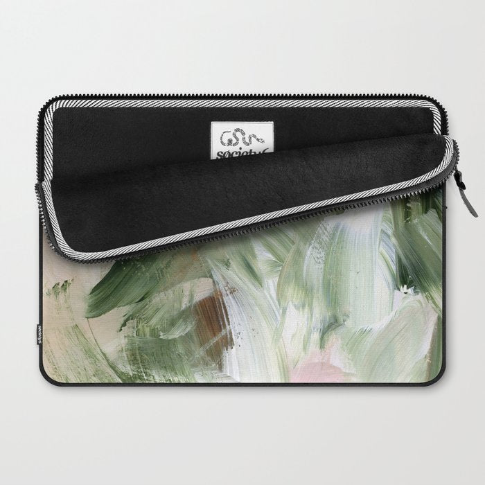 Sage green and beige vol.4.1 Laptop Sleeve Gallery Image 2