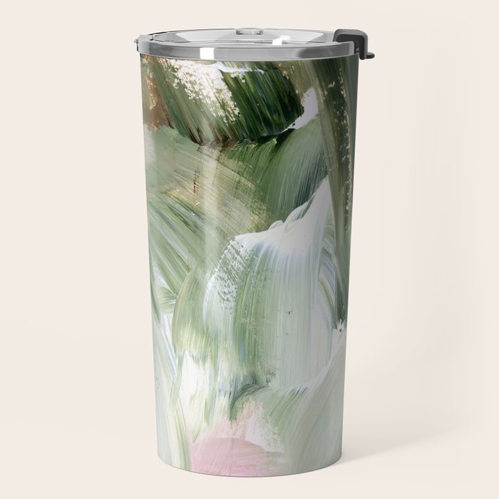 Sage green and beige vol.4.1 Travel Mug Gallery Image 2