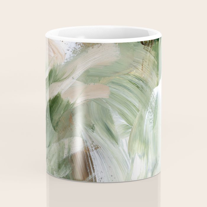 Sage green and beige vol.4.1 Coffee Mug Gallery Image 4