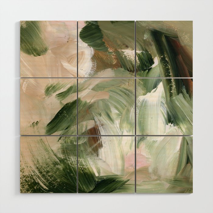 Sage green and beige vol.4.1 Wood Wall Art Gallery Image 1