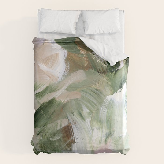 Sage green and beige vol.4.1 Duvet Cover Gallery Image 6