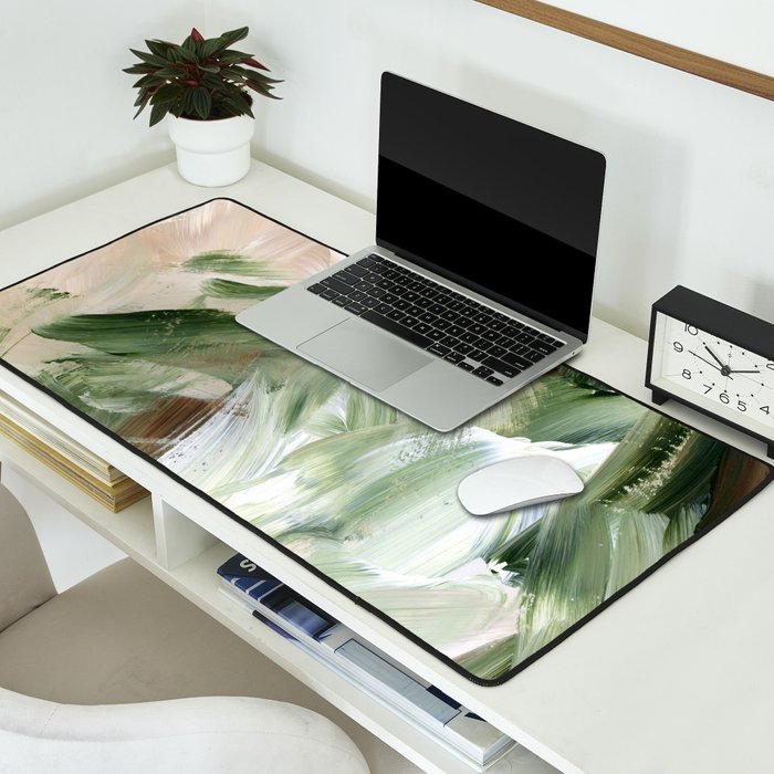 Sage green and beige vol.4.1 Desk Mat Gallery Image 2