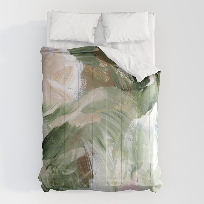 Sage green and beige vol.4.1 Comforter Gallery Image 6