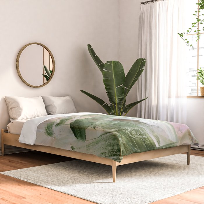 Sage green and beige vol.4.1 Comforter Gallery Image 2