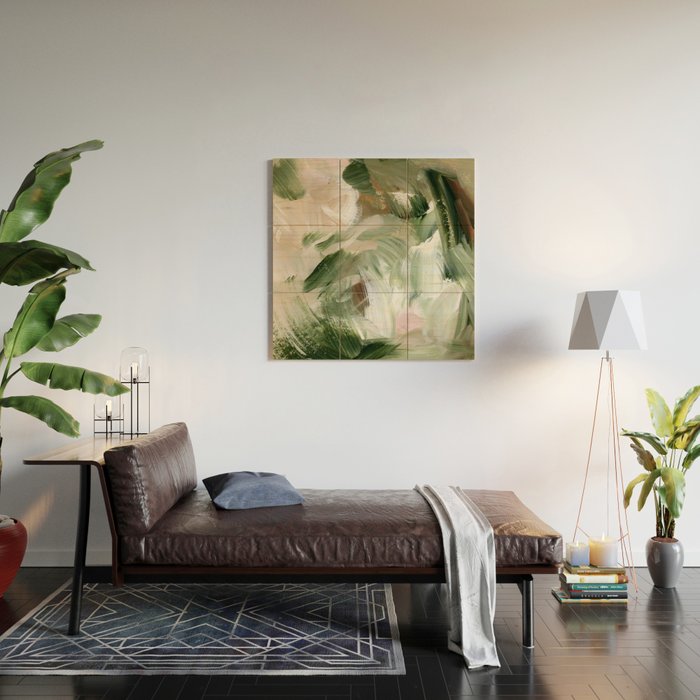 Sage green and beige vol.4.1 Wood Wall Art Gallery Image 2