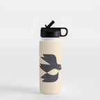 Minimal Blackbird No. 2 Water Bottle Gallery Image 1