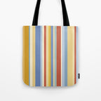 Classic Stripes VIII - 70s Summer Tote Bag Gallery Image 1
