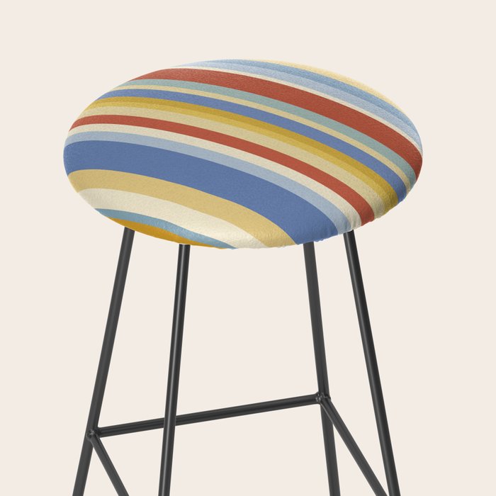 Classic Stripes VIII - 70s Summer Stool Gallery Image 2