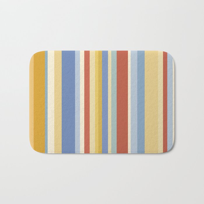 Classic Stripes VIII - 70s Summer Bath Mat Gallery Image 1