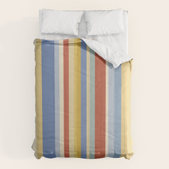Classic Stripes VIII - 70s Summer Comforter Gallery Image 1