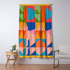 Geometric Shapes 237 Window Curtain Gallery Image 5