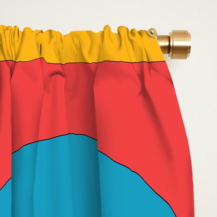 Geometric Shapes 237 Window Curtain Gallery Image 2