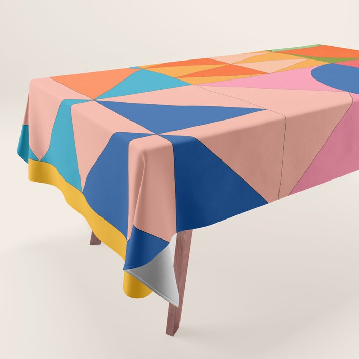 Geometric Shapes 237 Tablecloth Gallery Image 1