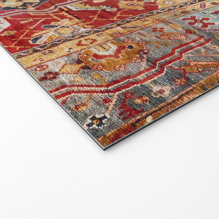 Antique Turkish Oushak Rug Print Welcome Mat Gallery Image 2