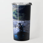 Astronaut on the Moon with beer Travel Mug Gallery Image 2