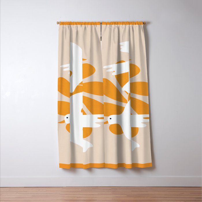 Abstract Flight 2 Window Curtain Gallery Image 3