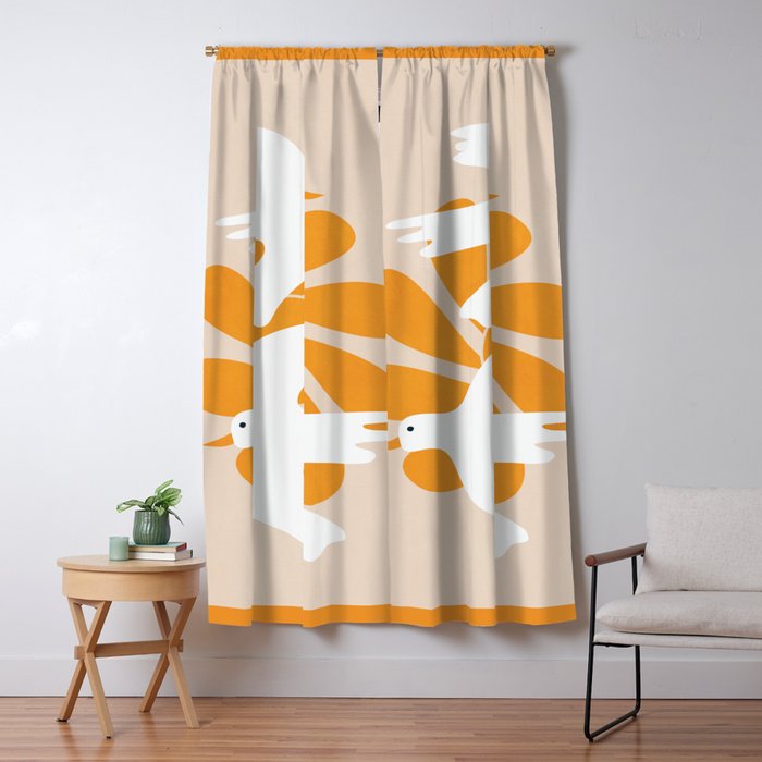 Abstract Flight 2 Window Curtain Gallery Image 5