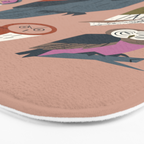 Owl Friends Bath Mat Gallery Image 3