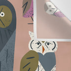 Owl Friends Wall Tapestry Gallery Image 3