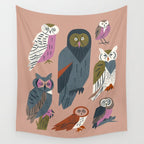 Owl Friends Wall Tapestry Gallery Image 4