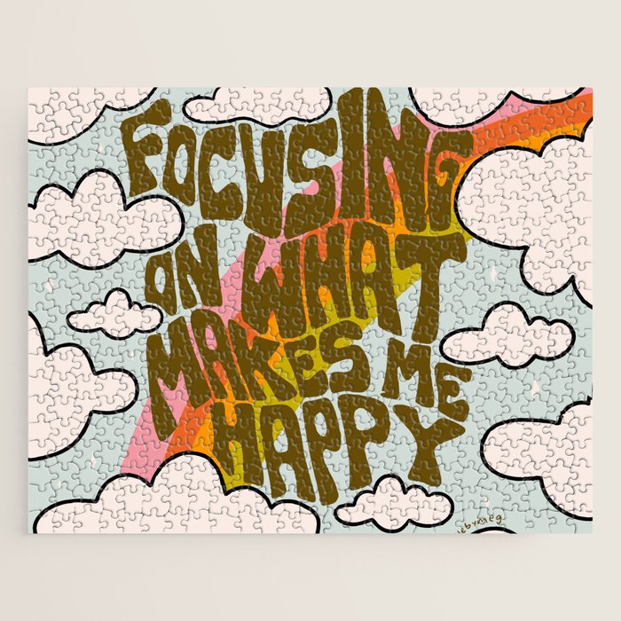 Focusing on What Makes Me Happy Jigsaw Puzzle Gallery Image 1