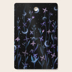 Greeting the Moon - Matthiola Cutting Board Gallery Image 1