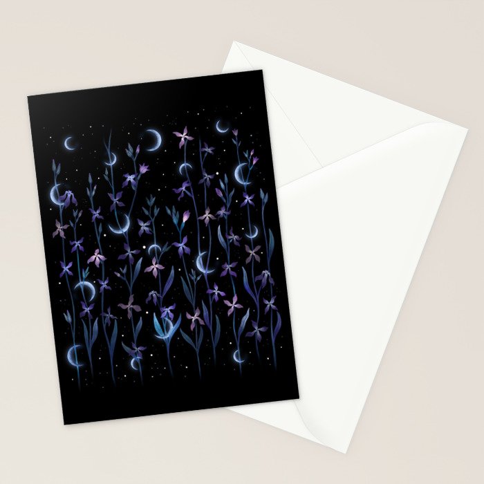 Greeting the Moon - Matthiola Stationery Card Gallery Image 2
