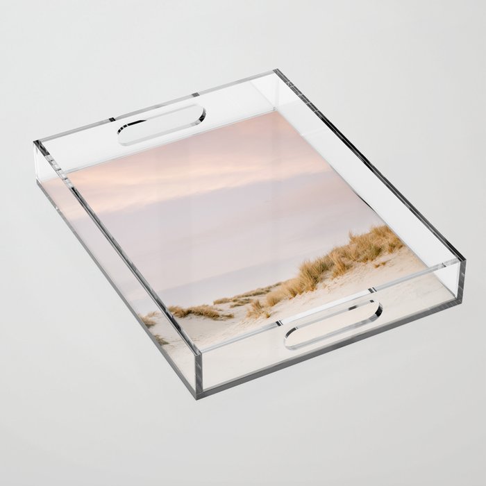 Pastel coastal sky | Ameland island fine art travel photography | The Netherlands Acrylic Tray Gallery Image 1
