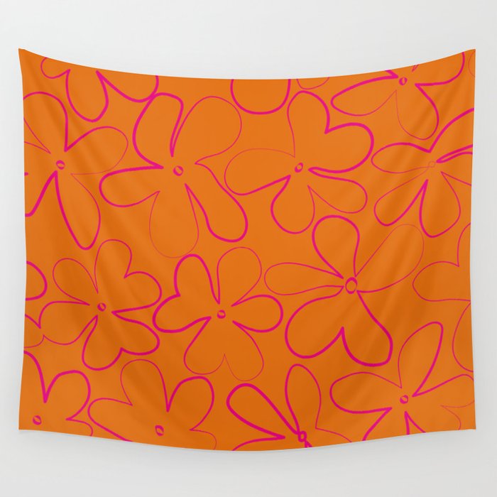 Flower Power Wall Tapestry Gallery Image 4