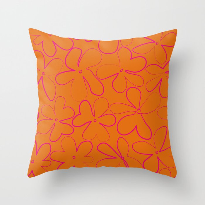 Flower Power Throw Pillow Gallery Image 1