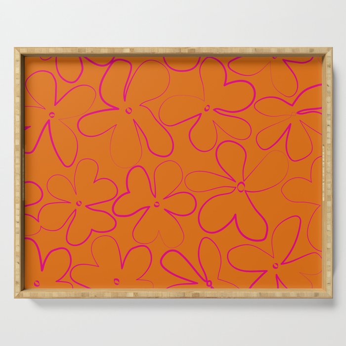 Flower Power Serving Tray Gallery Image 1