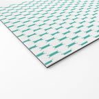 Mid-Century Modern Art Cocktail Teal Welcome Mat Gallery Image 2