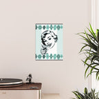 Mid-Century Modern Art Cocktail Teal Poster Gallery Image 2