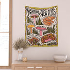 Mushrooms of New Jersey Wall Tapestry Gallery Image 2