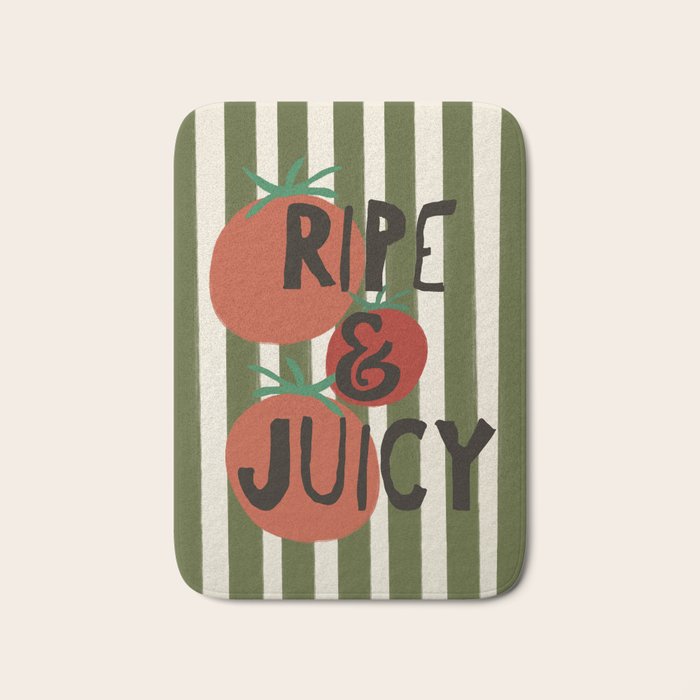 Retro Kitchen Print - Ripe and Juicy Bath Mat Gallery Image 1