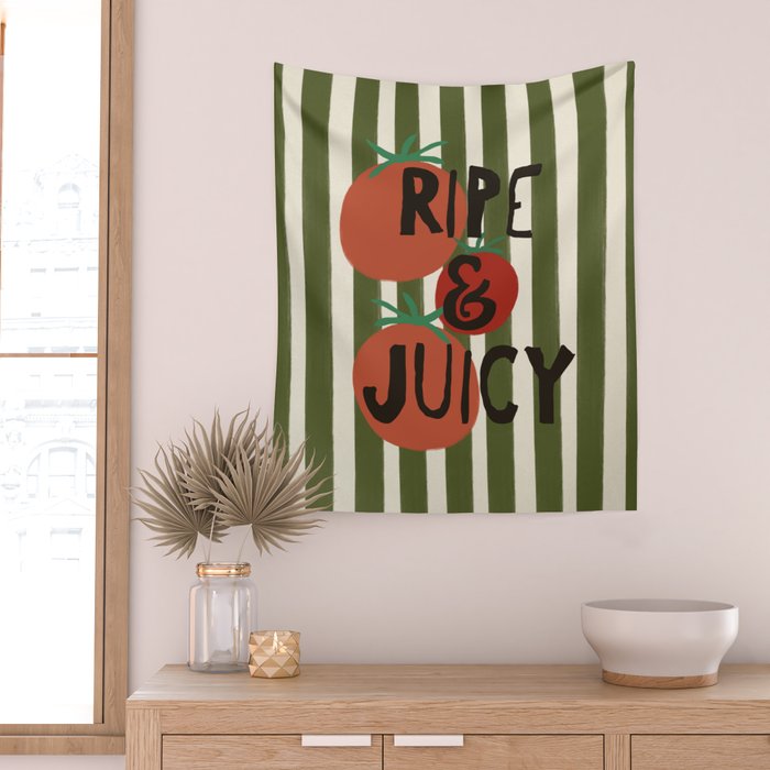 Retro Kitchen Print - Ripe and Juicy Wall Tapestry Gallery Image 2
