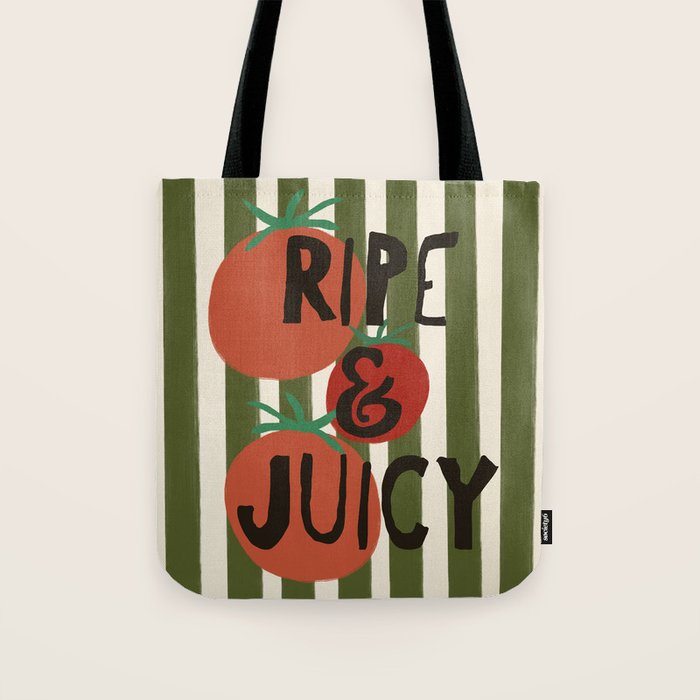 Retro Kitchen Print - Ripe and Juicy Tote Bag Gallery Image 1