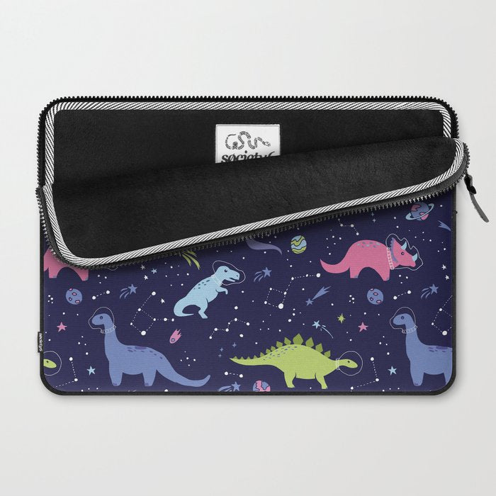 Dinosaurs in Space Laptop Sleeve Gallery Image 2