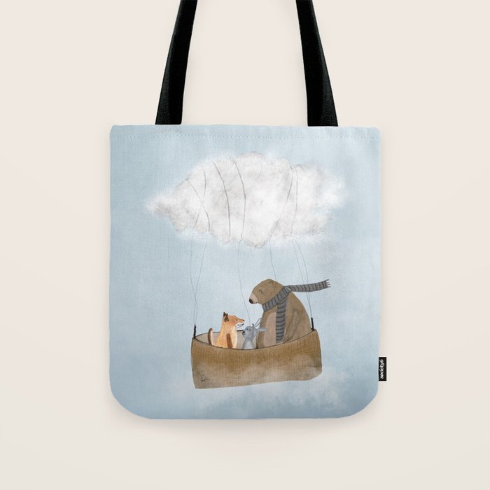 the cloud balloon Tote Bag Gallery Image 1