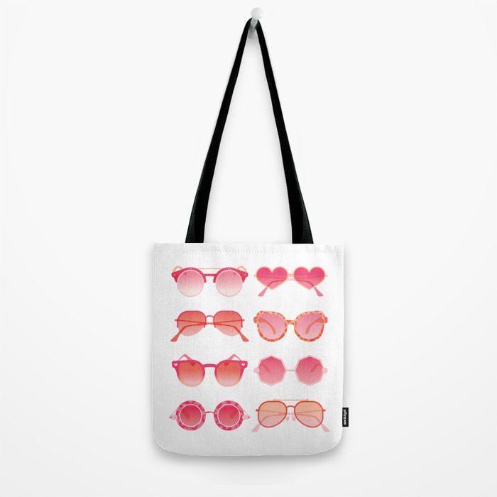 Sunglasses Collection - Pink OmbrÃ© Palette Tote Bag Gallery Image 2