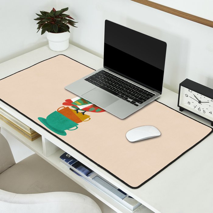 Morning Owl Desk Mat Gallery Image 2