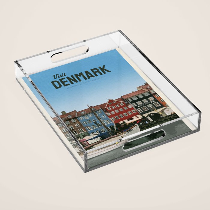 Visit Denmark Acrylic Tray Gallery Image 1