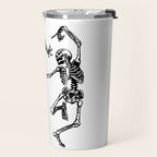 Duo Dancing Skeleton Travel Mug Gallery Image 2