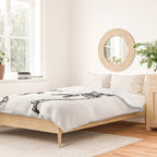 Duo Dancing Skeleton Duvet Cover Gallery Image 2