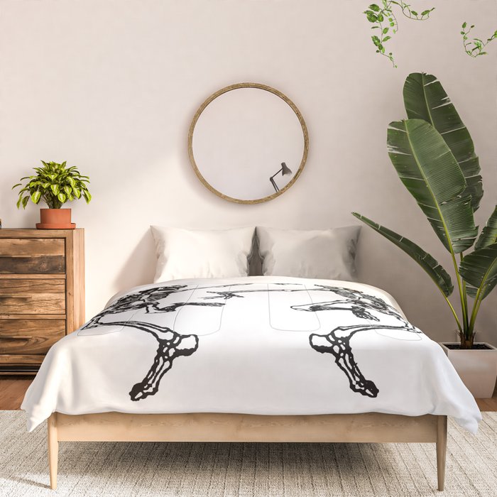 Duo Dancing Skeleton Comforter Gallery Image 3
