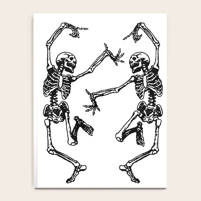 Duo Dancing Skeleton Notebook Gallery Image 4